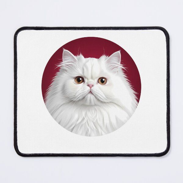 Item preview, White Persian Cat Fluffy Feline Pet designed and sold by k3rstman1.