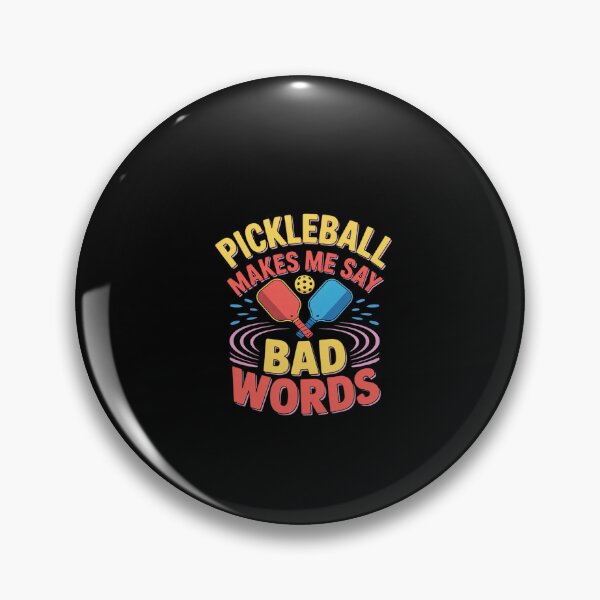 Item preview, Pickleball Makes Me Say Bad Words Paddle Joke  designed and sold by dainegilbert.