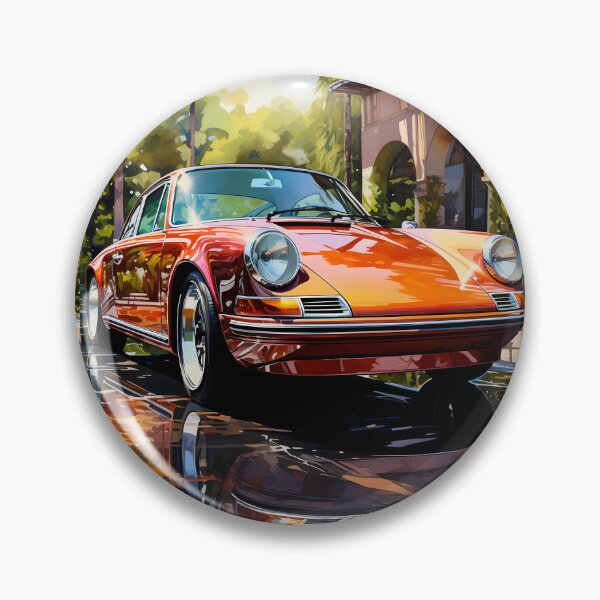 Item preview, Timeless Sports Car Displayed Beside Historic Luxury Mansion designed and sold by RevUpDesign.