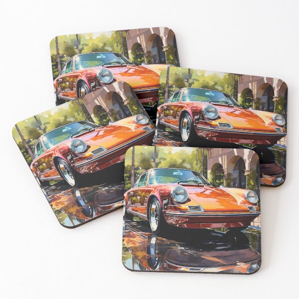 Item preview, Timeless Sports Car Displayed Beside Historic Luxury Mansion designed and sold by RevUpDesign.