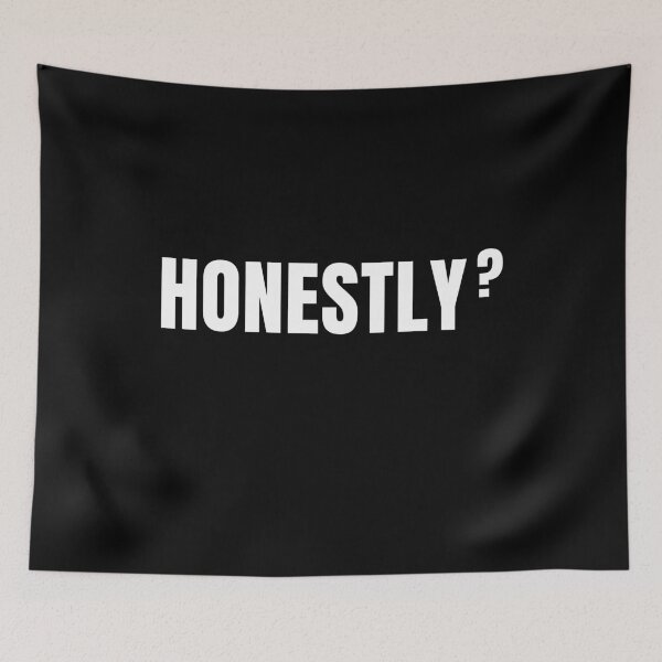 Item preview, Honestly? White Letters designed and sold by GFamilyC.