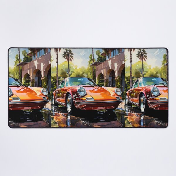 Item preview, Timeless Sports Car Displayed Beside Historic Luxury Mansion designed and sold by RevUpDesign.