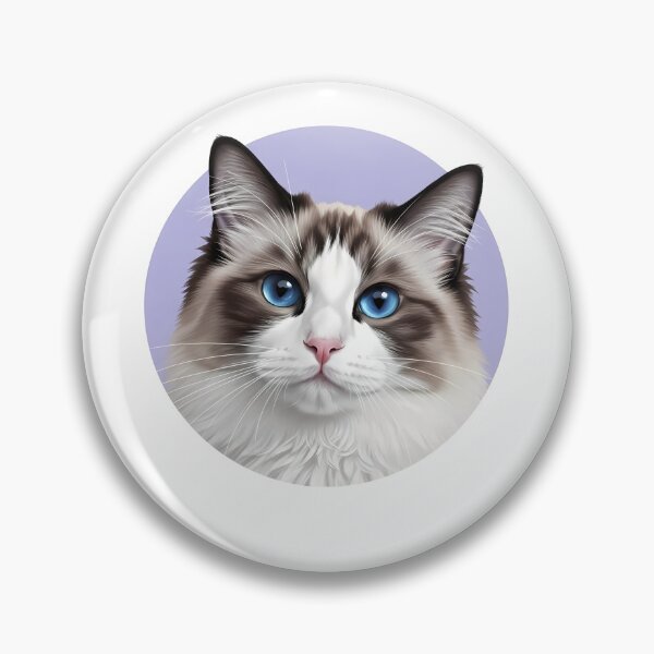 Item preview, Ragdoll Cat Blue Eyes Feline Portrait designed and sold by k3rstman1.