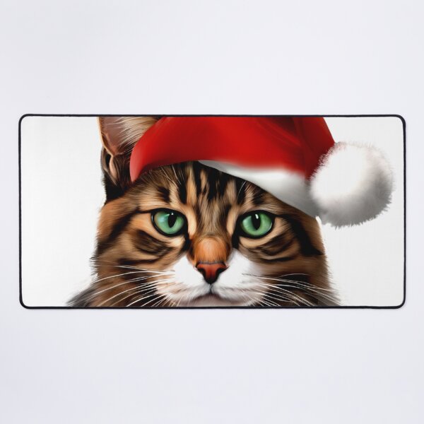 Item preview, Cat as Santa designed and sold by Zofia Sosnecka.