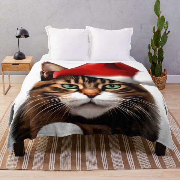 Item preview, Cat as Santa designed and sold by Zofia Sosnecka.