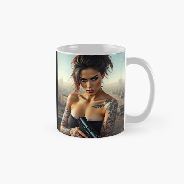 Item preview,  Apocalypse soldier girl illustration designed and sold by Vintage Designs +.