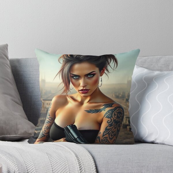 Item preview,  Apocalypse soldier girl illustration designed and sold by Vintage Designs +.
