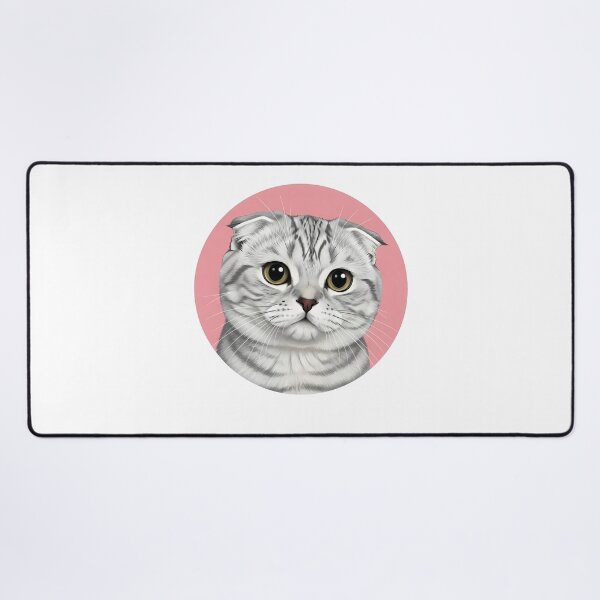 Item preview, Scottish Fold Cat Tabby Kitten Face designed and sold by k3rstman1.