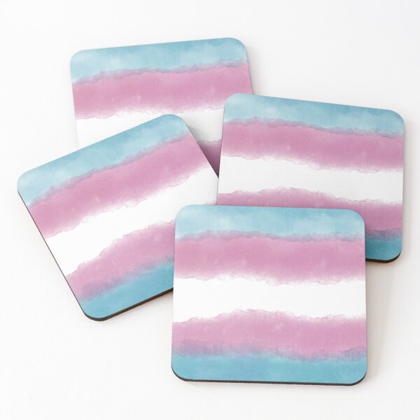 Item preview, Abstract Watercolour Transgender Pride Flag designed and sold by RyanGDesign.