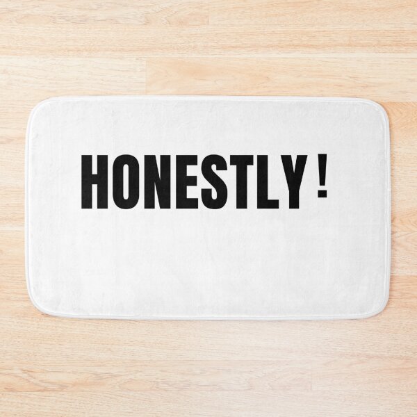 Item preview, Honestly! Black Letters designed and sold by GFamilyC.