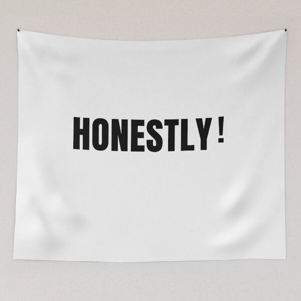 Item preview, Honestly! Black Letters designed and sold by GFamilyC.