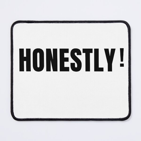 Item preview, Honestly! Black Letters designed and sold by GFamilyC.