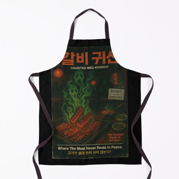 Item preview, Haunted Korean BBQ Food Retro Horror designed and sold by DreamCraze.