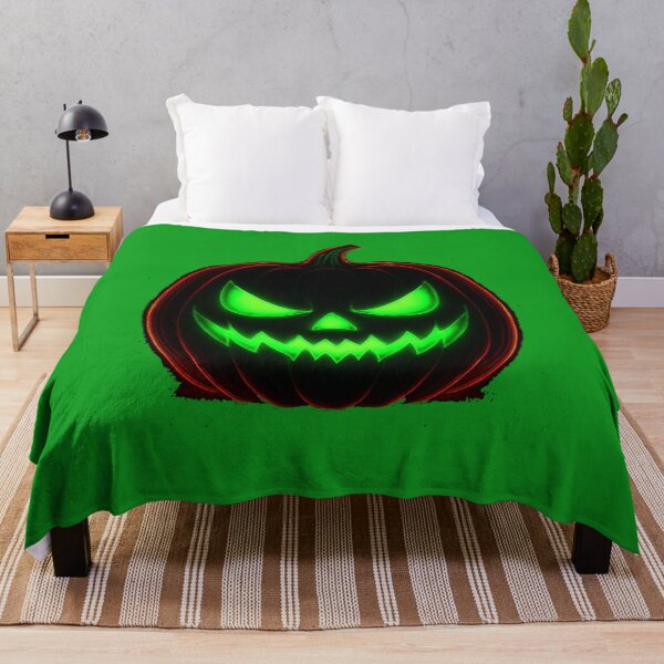 Item preview, Neon Jack-O’-Lantern – Glowing Halloween Pumpkin designed and sold by alizo74.
