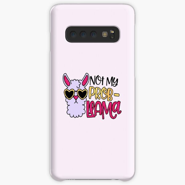 Not My Prob-Llama Cute llama Samsung Galaxy Snap Case