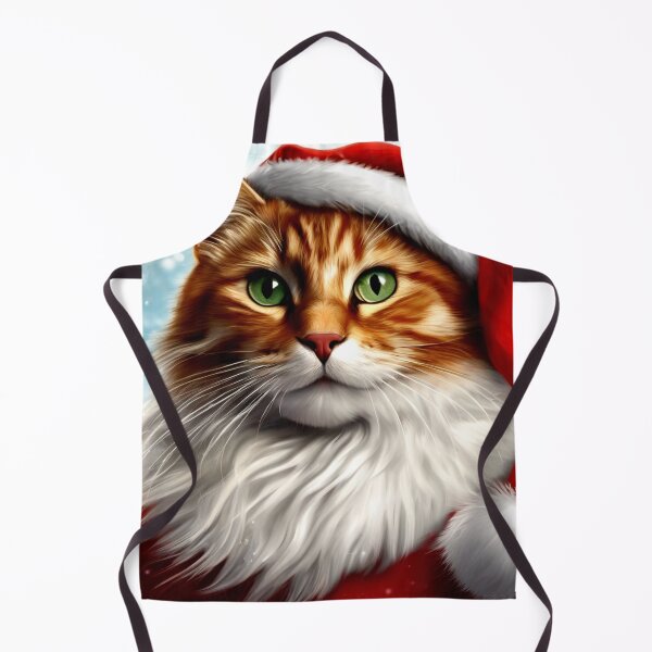 Item preview, Cat as Santa designed and sold by Zofia Sosnecka.