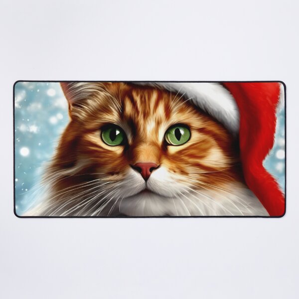 Item preview, Cat as Santa designed and sold by Zofia Sosnecka.