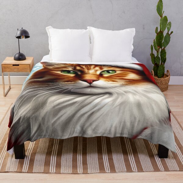Item preview, Cat as Santa designed and sold by Zofia Sosnecka.