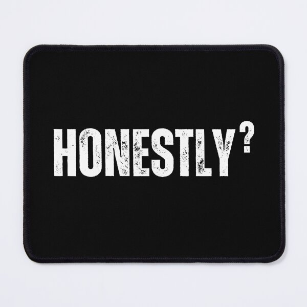 Item preview, Honestly? Worn Look White Letters designed and sold by GFamilyC.