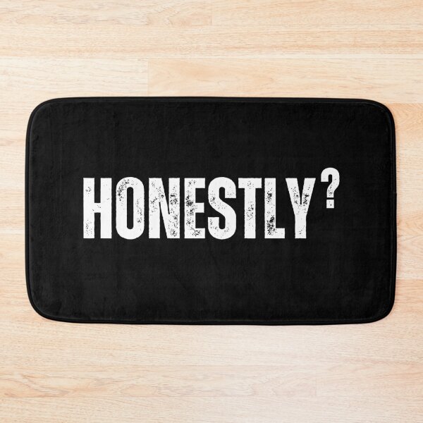 Item preview, Honestly? Worn Look White Letters designed and sold by GFamilyC.
