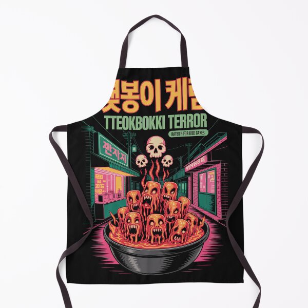 Item preview, Tteokbokki Terror – Spicy Korean Street Horror designed and sold by DreamCraze.