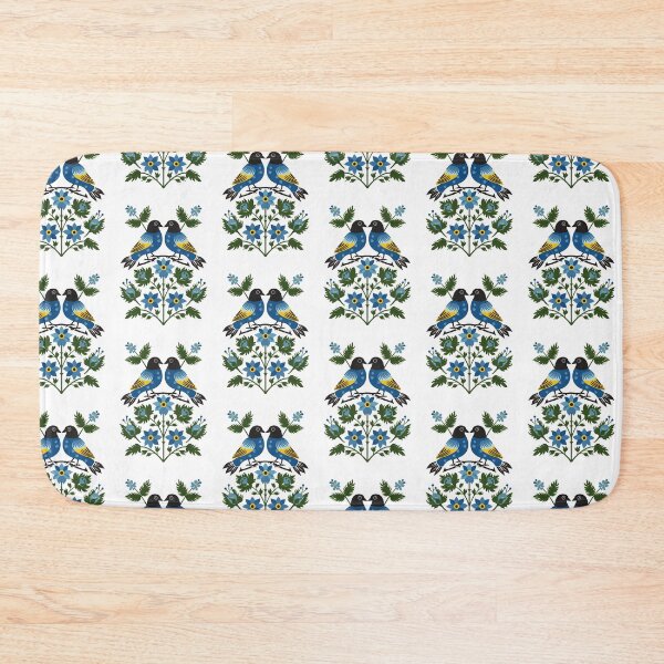 Item preview, Polish Bird and flowers  | wycinanki | Folklore | Folk Art Blue designed and sold by xiao xuans.