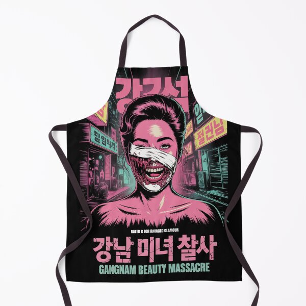 Item preview, Gangnam Beauty Massacre – Ravaged Glamour Horror Tee designed and sold by DreamCraze.
