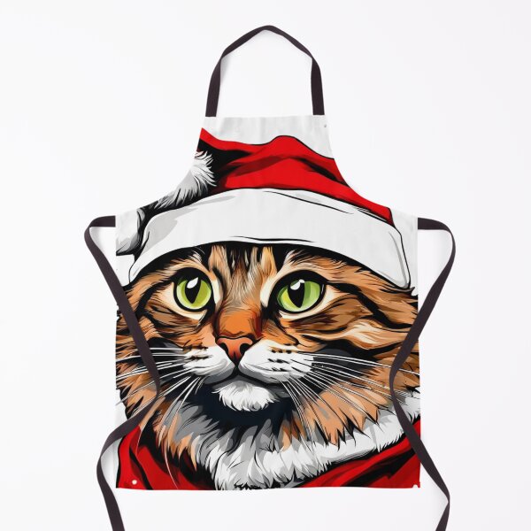 Item preview, Cat as Santa designed and sold by Zofia Sosnecka.