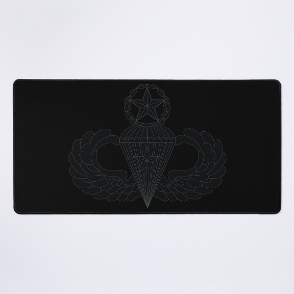 Item preview, Badge - Army - Parachutist - Master - 1 Combat Star - Black - Metal X 300 designed and sold by Military Insignia Products.