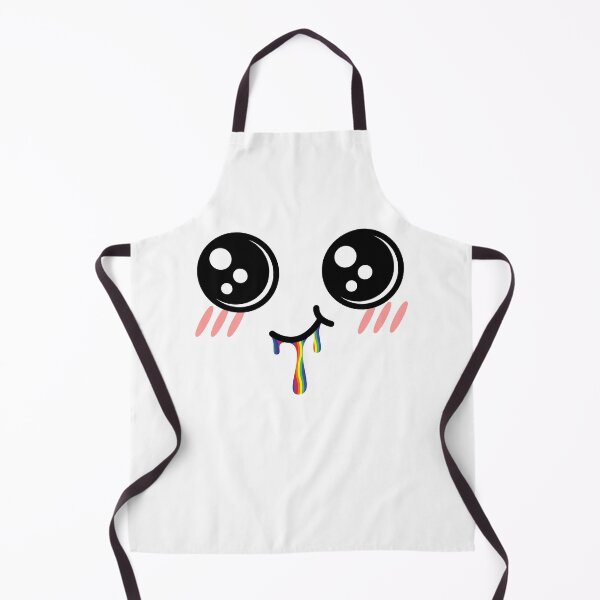 Item preview, Cute kawaii smiley rainbow drooling face designed and sold by BlushyPrint.