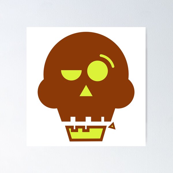 Item preview, minimal halloween skull designed and sold by MEnimal-Shop.
