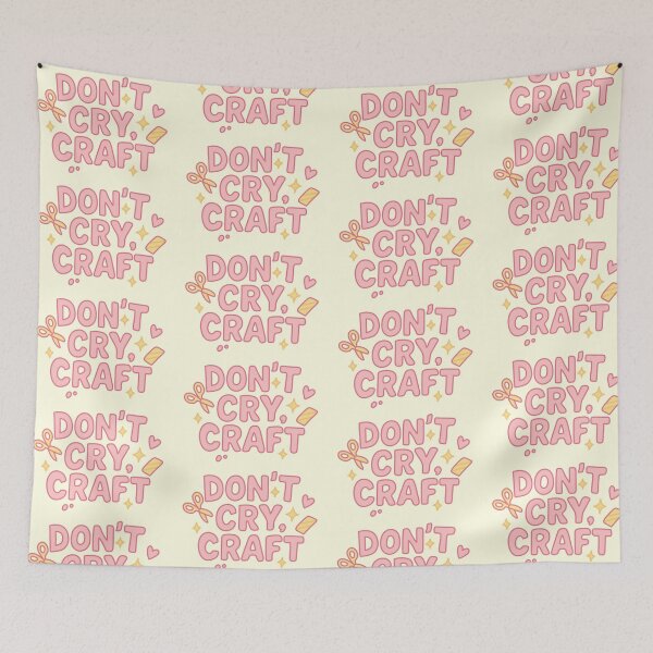 Item preview, Don’t cry, craft  designed and sold by JessCarrsArt.
