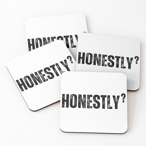Item preview, Honestly? Worn Look Black Letters designed and sold by GFamilyC.