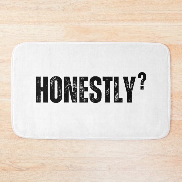 Item preview, Honestly? Worn Look Black Letters designed and sold by GFamilyC.