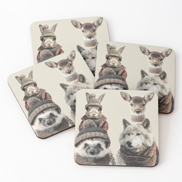 Item preview, Wild Animals in Winter designed and sold by NicolasGlowArt.