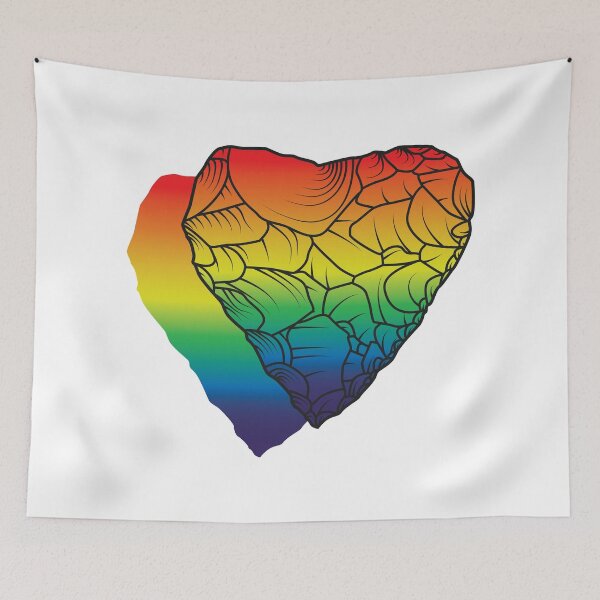 Item preview, Stone Age Heart [Pride Variant] designed and sold by jorellaf.