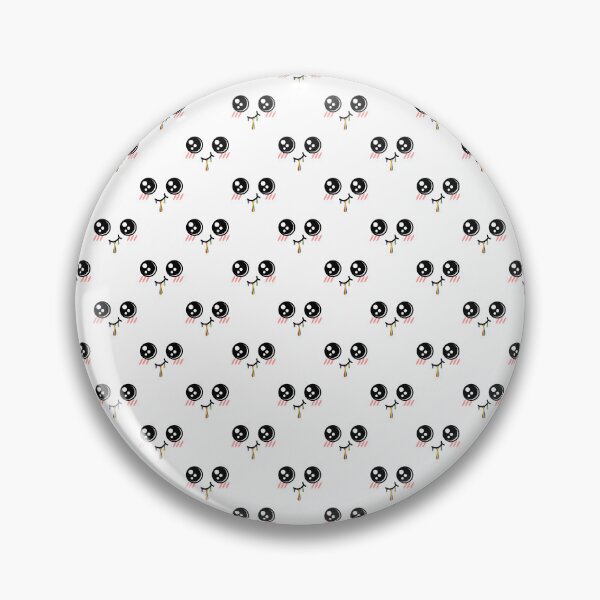 Item preview, Cute kawaii smiley rainbow drooling face pattern designed and sold by BlushyPrint.