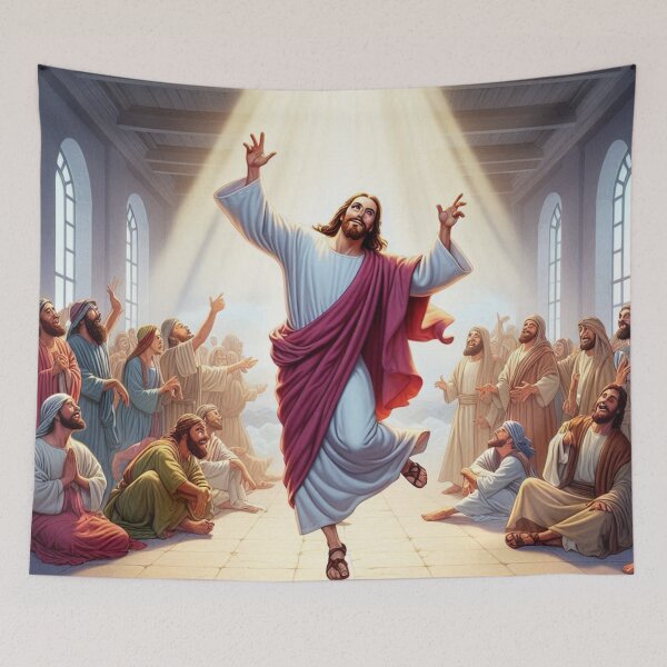 Item preview, Jesus Dancing designed and sold by JesusClub.