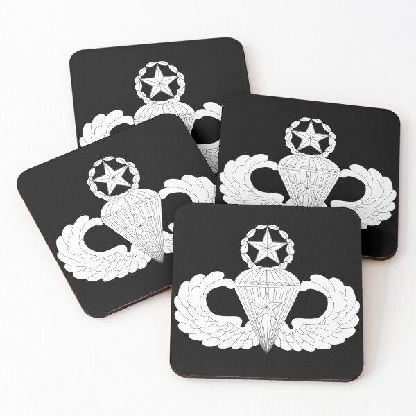 Item preview, Badge - Army - Parachutist - Master - 1 Combat Star - LA X 300 designed and sold by Military Insignia Products.