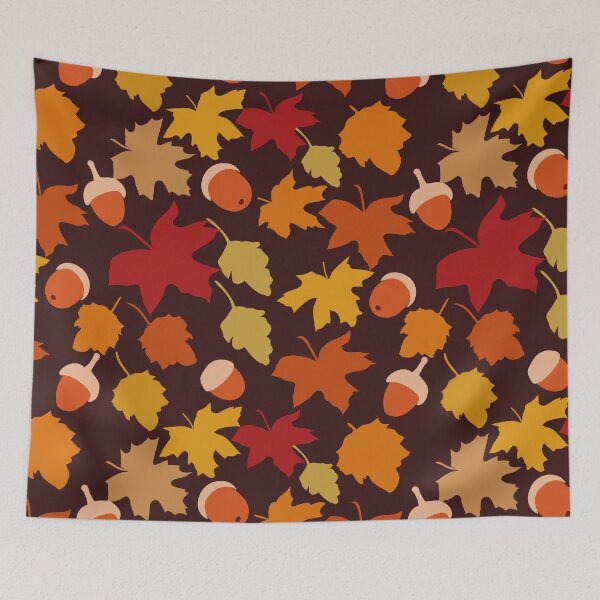 Item preview, Autumn Leaves With Acorns designed and sold by Laanas.