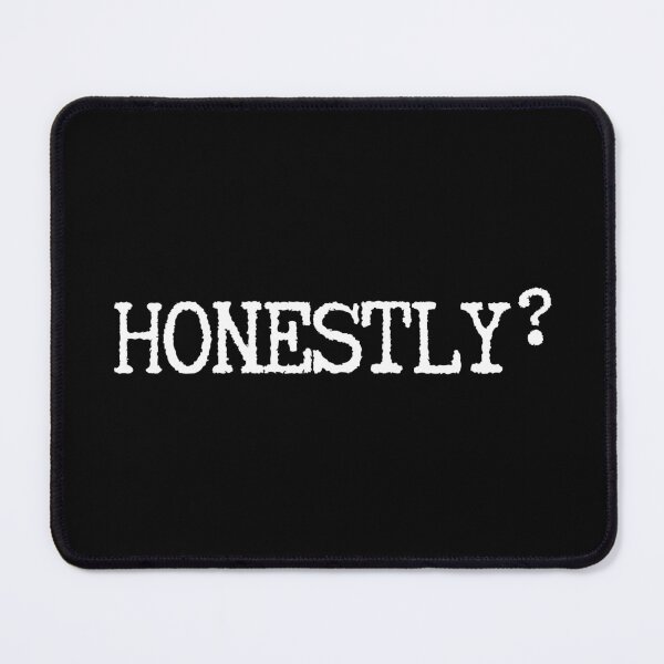 Item preview, Honestly? Typewriter Font White Letters designed and sold by GFamilyC.