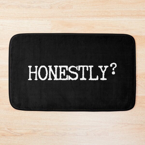Item preview, Honestly? Typewriter Font White Letters designed and sold by GFamilyC.