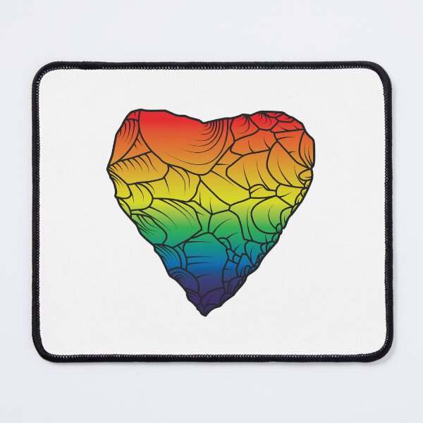 Item preview, Stone Age Heart [Pride] designed and sold by jorellaf.