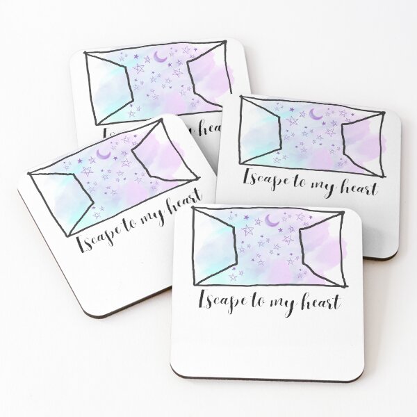 Item preview, Escape to My Heart Window - Celestial Watercolor T-Shirt & Art Print designed and sold by Designnari.