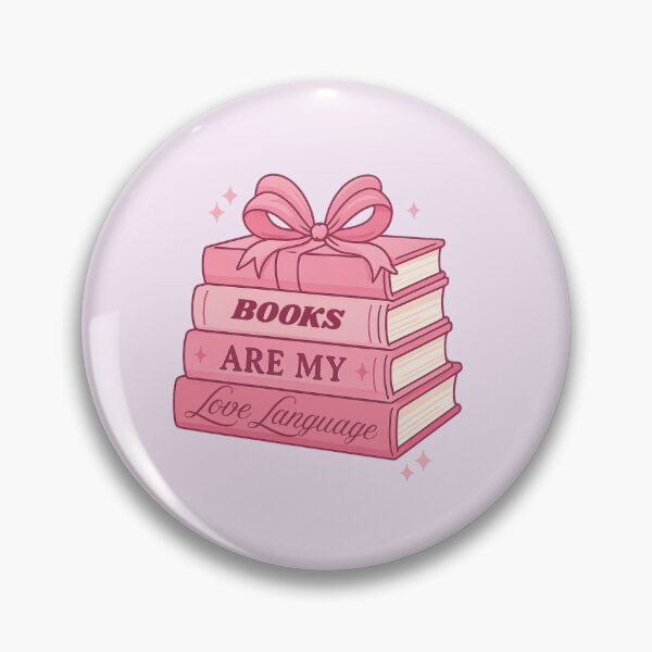 Item preview, Books are my Love Language Pink Bookstack designed and sold by theliteraryedit.