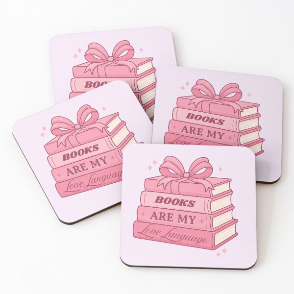 Item preview, Books are my Love Language Pink Bookstack designed and sold by theliteraryedit.