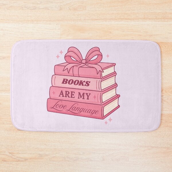Item preview, Books are my Love Language Pink Bookstack designed and sold by theliteraryedit.