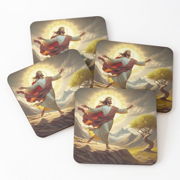 Item preview, Jesus Dancing on the Mountain designed and sold by JesusClub.