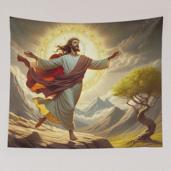 Item preview, Jesus Dancing on the Mountain designed and sold by JesusClub.