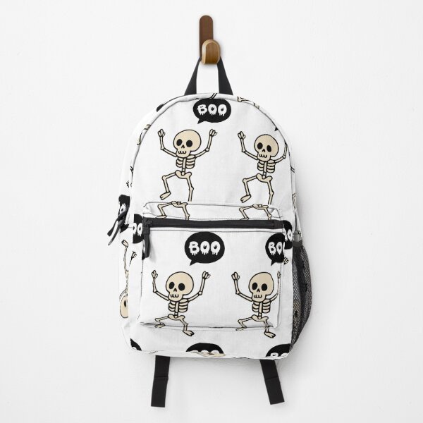 Item preview, Dancing Skeleton Saying Boo Halloween Sticker designed and sold by OneArtDigital.